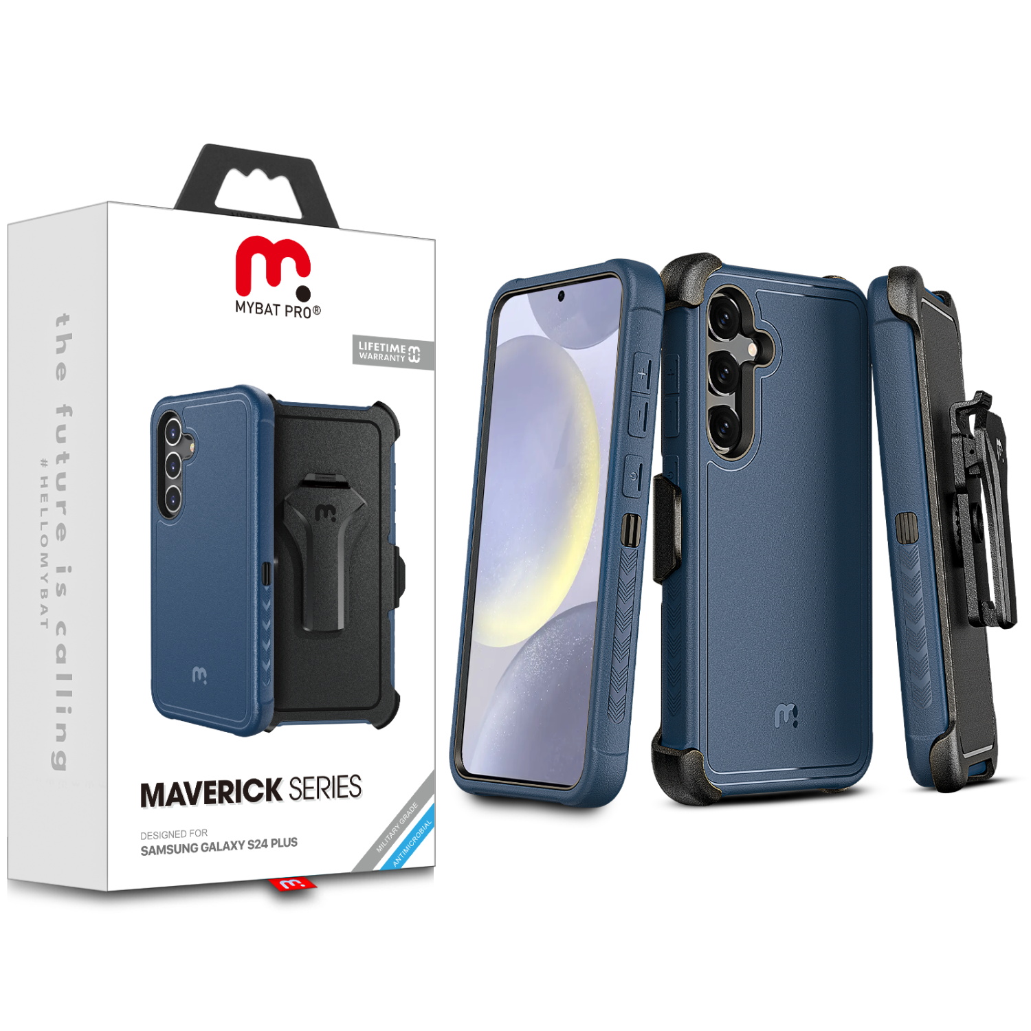 MyBat Pro Antimicrobial Maverick Series Case with Holster for